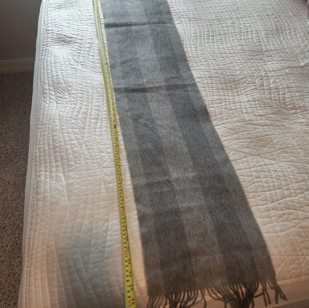 Gray Fringe Shawl